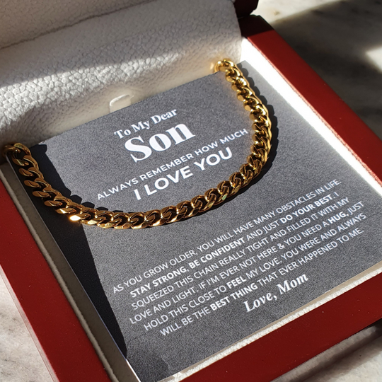 Cuban Chain for Son from Mom