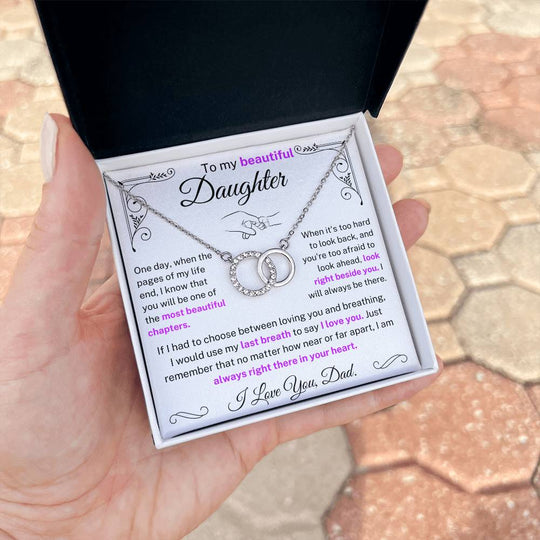 To My Beautiful Daughter Necklace