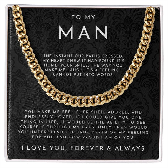 To My Man Necklace