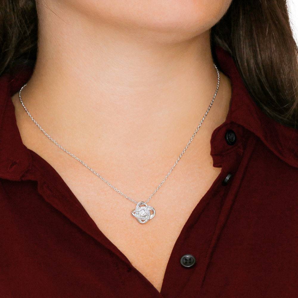 Mom Love Knot Necklace From Son