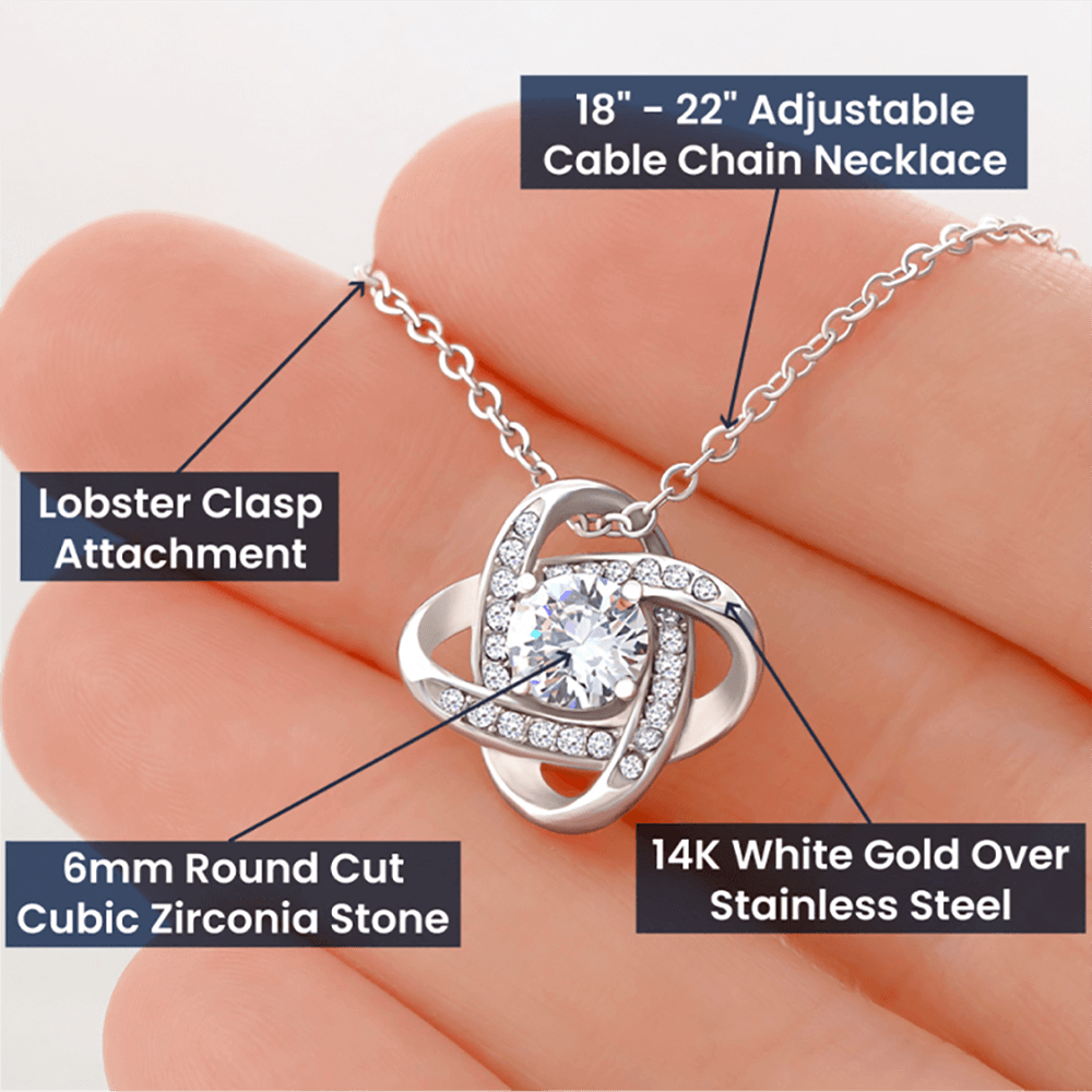 Mom Love Knot Necklace From Son
