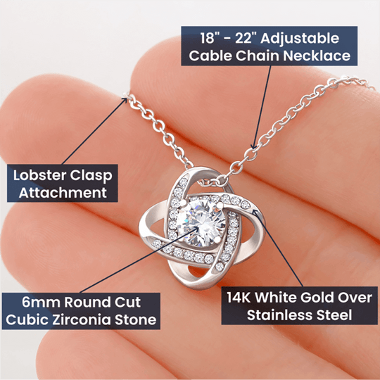 Mom Love Knot Necklace From Son