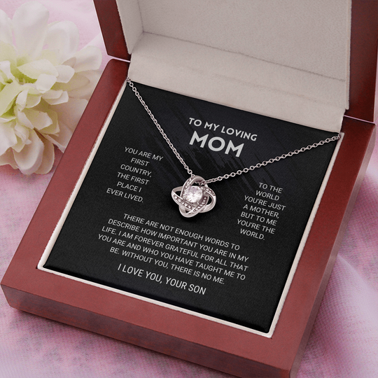 Mom Love Knot Necklace From Son